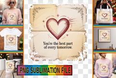 Joyful TSHIRT Magic Ideas, Heart Quote Product Image 1