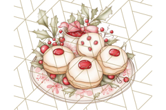 Christmas Cottagecore Kitchen Clipart PNG, Holiday Decor Product Image 5