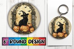 Halloween Cat Wrap Design for Sublimation Mugs Product Image 1