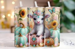 Halloween Pumpkin Tumbler Wrap | Sublimation | Tumblers Product Image 1