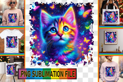 Timeless TOTE BAG Designs PNG, Cat Product Image 1