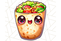 Kawaii Food Clipart Png, Cute Illustrations for Crafts Product Image 3