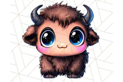 Farm Animals Kawaii Clipart PNG, Cute Barnyard Animal Product Image 5