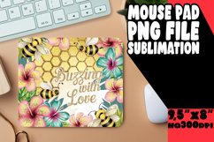 ENCHANTED MOUSE PAD SUBLIMATION STYLE, Bee Product Image 1
