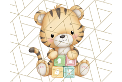 Cute Back to School Animals PNG Clipart with Books &amp; Bags Product Image 5