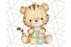 Cute Back to School Animals PNG Clipart with Books & Bags Product Image 5