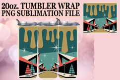 Dreamy escapes 20oz tumbler wrap, Winter Product Image 1