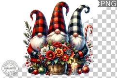 Christmas Gnome Sublimation - Clipart PNG Bundle Product Image 2