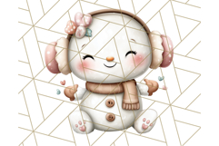 Cozy Cookie Village Clipart, Gingerbread Holiday PNG Product Image 5