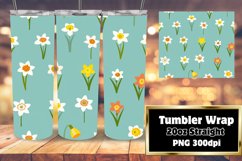 Springtime Pastel Boho Blossom Burst Tumbler Wrap Product Image 1