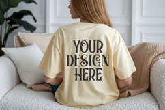 Butter Comfort Colors C1717 Shirt Mockup, CC 1717 T-shirt Product Image 1