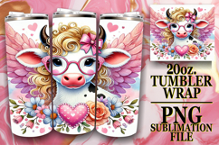 Cozy afternoons 20oz tumbler wrap, Valentines Product Image 1