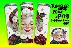 20oz Tumbler Artwork for Sublimation , Holiday Pets Product Image 1