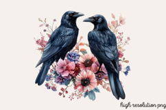 Gothic Pagan Spring Sublimation Clipart PNG Product Image 1