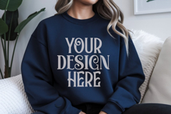 Navy Gildan 18000 Sweatshirt Mockups ,18000 Mockups Product Image 1