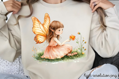 Charming Fairy Woodland Animals Clipart PNG Product Image 1