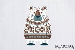 Scandinavian Folk Art Winter Clipart PNG Product Image 1