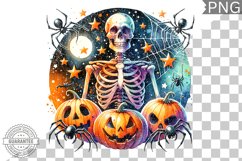 Halloween Skeleton Sublimation Bundle - High Quality PNG Product Image 6