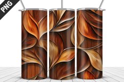 Wood Carving Tumbler Wrap | Sublimation Design | Tumbler PNG Product Image 1
