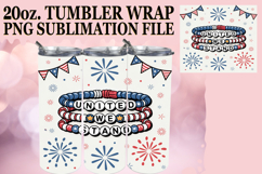 Cozy Moments 20oz tumbler wrap, Patriotic Product Image 1