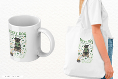 St Ptrick Day Dog Png Sublimation Product Image 2