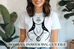 Woman Power SVG Design | Feminist SVG for Cricut&amp;Silhouette Product Image 1