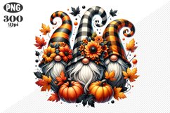 Halloween Gnomes Sublimation - Clipart PNG Design Product Image 1