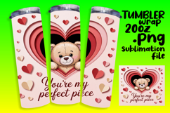 ELEGANT 20oz Tumbler Graphic for DIY , Valentines Day Product Image 1