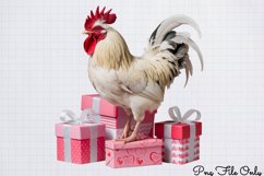 Cute Watercolor Christmas Farm Clipart PNG Product Image 1
