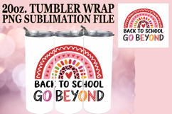 Bright Mornings 20oz tumbler wrap, Back To School Product Image 1