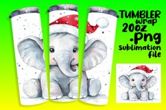 BEAUTY 20oz Tumbler PNG Wrap , Christmas Animals Product Image 1