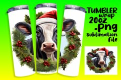 Cozy Winter Animal Tumbler Wrap Product Image 1