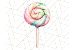 Pastel Sweet Treats Clipart, Ice Cream, Cakes, Donuts Png Product Image 5