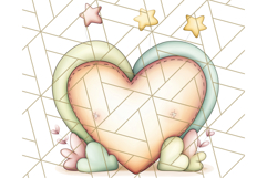 Pastel Plushie Rainbow Clipart PNG, Nursery Baby Animals Png Product Image 5