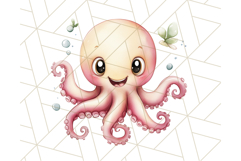Under the Sea Nursery Clipart, Ocean Animals PNG Product Image 5