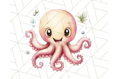 Under the Sea Nursery Clipart, Ocean Animals PNG Product Image 5
