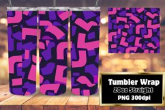 Neon Rhapsody Sublimation Wraps 20oz Product Image 1