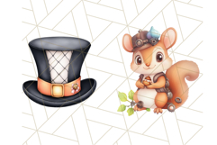 Steampunk Forest Animals PNG Clipart with Gears &amp; Goggles Product Image 7