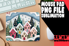 Cheerful Desk Mat Sublimation, Holiday Product Image 1