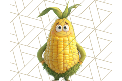 Cute Food PNG Clipart, 3D Adorable Kawaii Characters Png Product Image 5