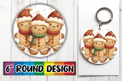 Winter Gingerbread Wrap Keychain Mug Design Product Image 1