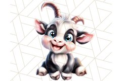 Kids Farm Clipart, Cute Farmer and Farm Animal PNG Product Image 3