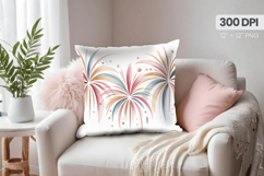 Happy New Year PNG Pillow, Festive New Year's Eve 2026 PNG Product Image 1