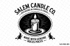Saleem Candle Co Svg | Halloween Svg | Svg Cut Files Product Image 1