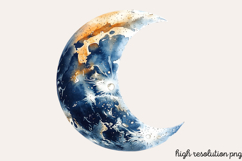 Cute Space Nursery Clipart Sublimation PNG Product Image 1