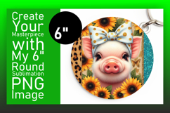 Stylish Circle Design for Keychains , Cute Animals Product Image 1