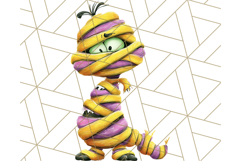 Quirky Monster Clipart PNG, Funny Spooky Creatures Product Image 5