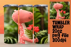 Dino Romance Sublimation Decor Product Image 1