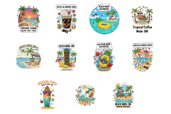 Summer Tropical Stickers Product Image 4