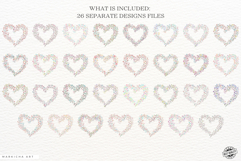 Spring Floral Hearts Frames Clipart Product Image 3